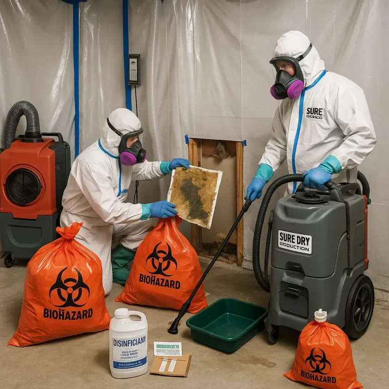 Contaminated Water Handling Protocols process in Berea, OH